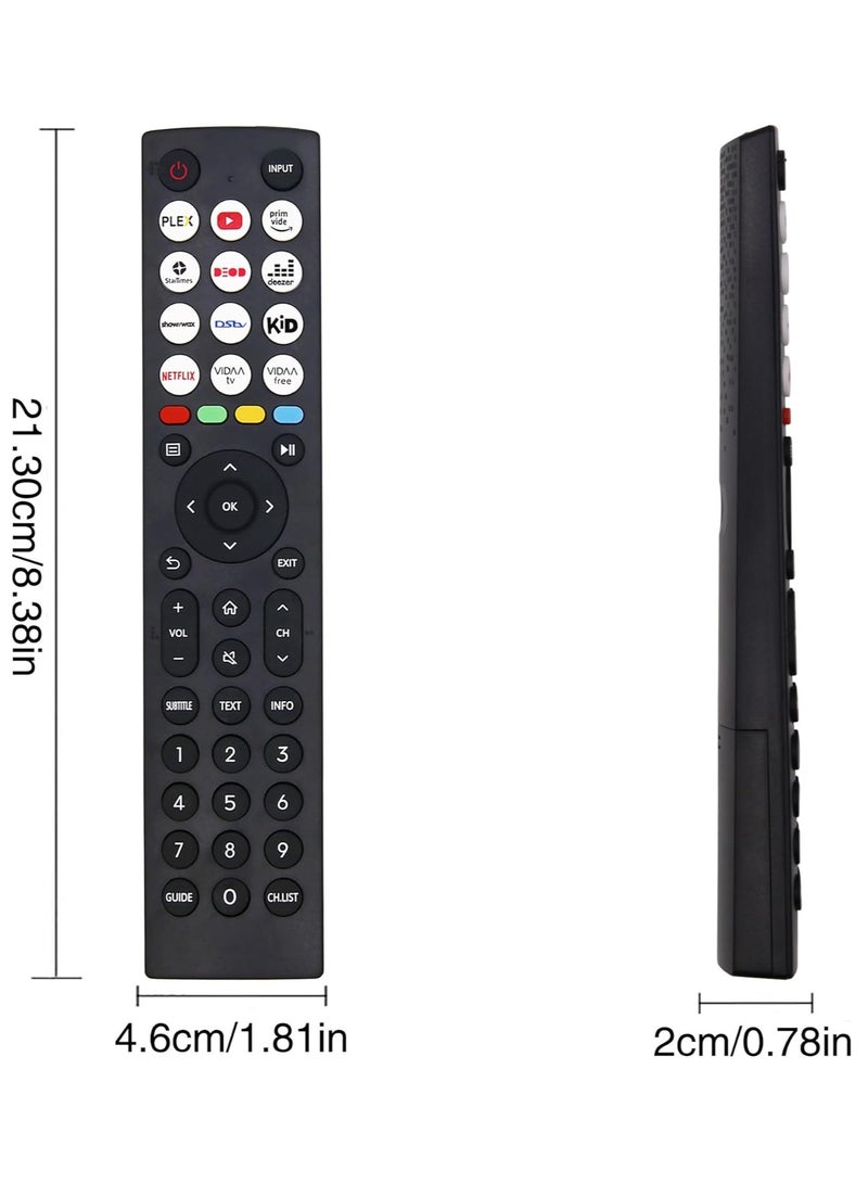 ELTRAZONE NEW Replacement Hisens Remote Control for for Hisens Smart LED TVs 43A7300F 50A7300F 50A7300FTUK 55A7300FTUK 65A7300FTUK with Battery - Image 5