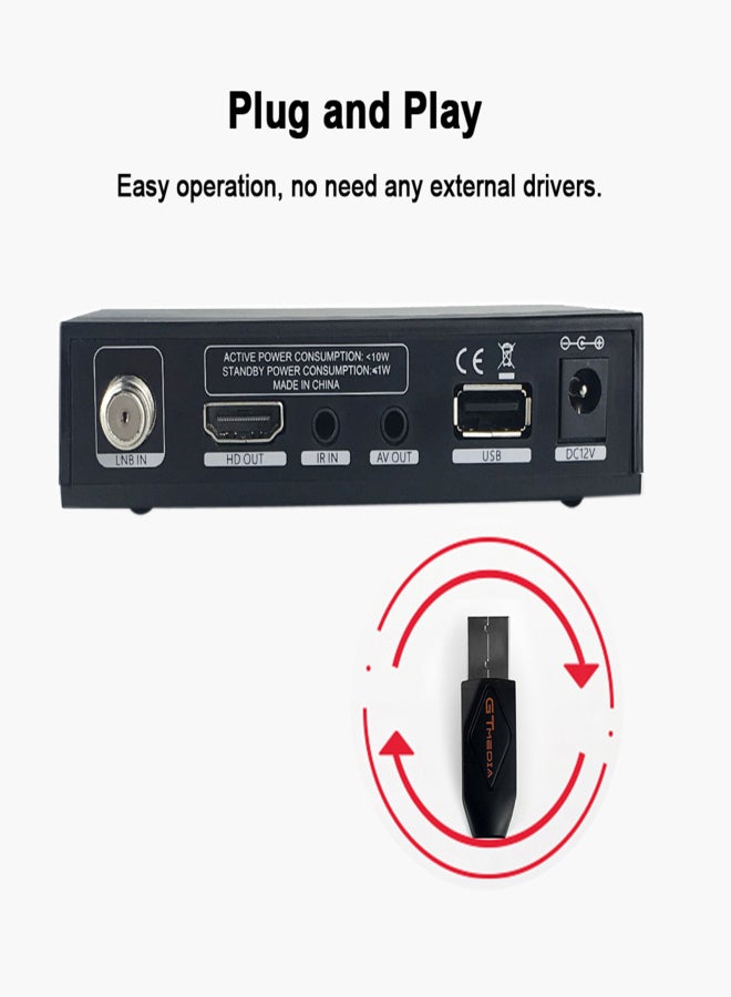 GTMEDIA 150Mbps USB WiFi Dongle USB2.0 Wireless Network WiFi Adapter Ethernet 802.11b/g/n w/ Antenna for DVB-S2 STB - Image 3