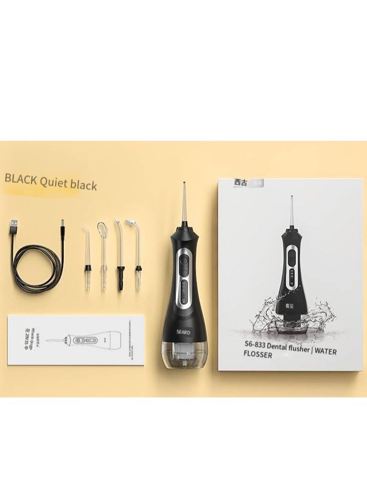 Seago black Removal Orthodontic retractable home oral Rinse portable water floss electric dental flusher - Image 1