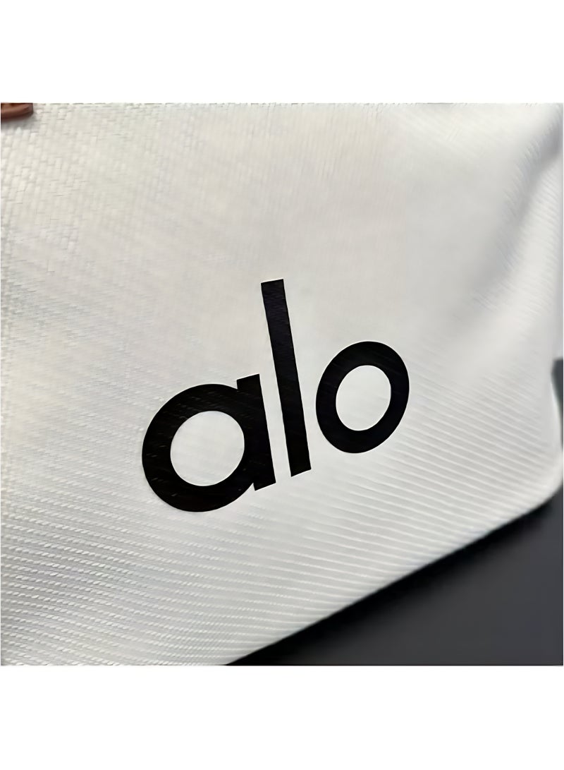 Alo Casual Tote Bag, Canvas Fabric, Large Reusable Shoulder Handbag for Everyday, Shopping, Travel, Work - Image 4