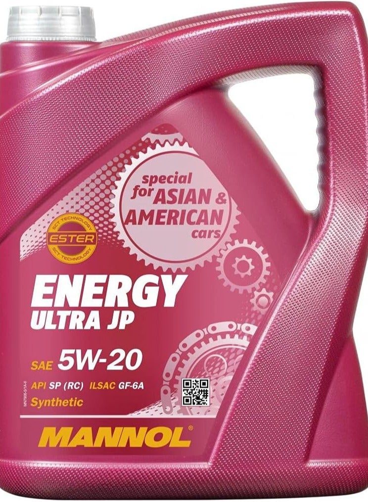 MANNOL MANNOL - premium bi-synthetic engine oil (PAO + esters) American, Japanese and Korean automakers 5w-20 4L Germany - Image 1