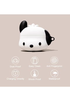 Generic AirPods 1/2 and Case Soft Silicone Shockproof Cover for Apple Airpods 1/2, New 3D Cute Creative Case Skin with Keychain Design  - Image 3