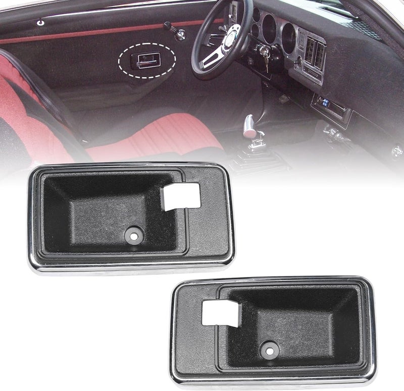 JDMSPEED Door Handle Style Interior Bezel Cup Set for Firebird/Trans Am & Camaro 1976-1981 - Image 1