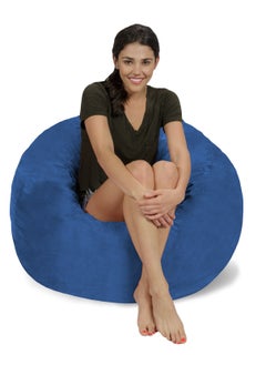 Comfy Adult Velvet Blue Classic Bean Bag - pzsku/Z4C168B79F2770E45A16EZ/45/_/1710826297/6a3e3001-7f90-4b00-8aee-cbed96f690c9