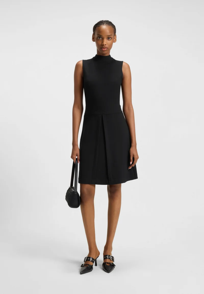 HUGO  Sleeveless jersey dress with pleated skirt for Women | Best Price UAE