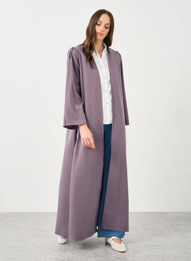 ستايلي Styli Women Purple Front Open Regular Fit Kimono