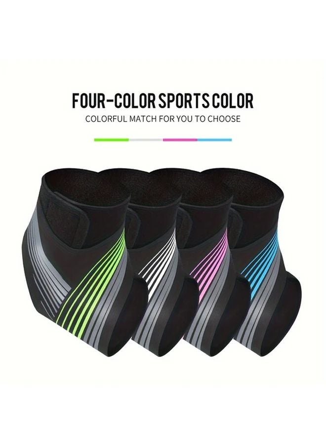 Green XL Ankle Braces Adjustable Compression Support Sleeves For Sports Injury Prevention - Image 4