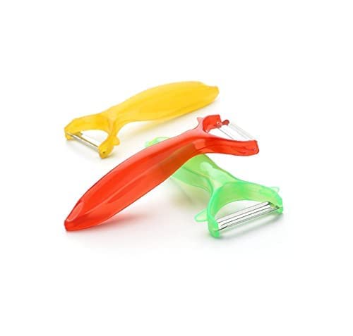 Nexellar Multipurpose Stainless Steel Y-Shaped Kitchen Peeler, Non-Slip Handle Plastic Vegetable Peeler for Fruit, Potato, Cucumber, Carrot, Watermelon Grater (Pack of 1) - Image 4