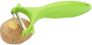 Nexellar Multipurpose Stainless Steel Y-Shaped Kitchen Peeler, Non-Slip Handle Plastic Vegetable Peeler for Fruit, Potato, Cucumber, Carrot, Watermelon Grater (Pack of 1) - Image 2