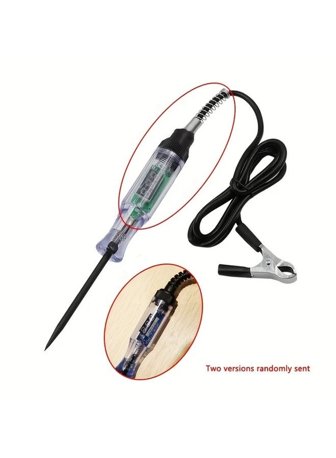 Black Digital Circuit Tester Pen 6 24V DC Automotive Electrical Test Tool with LCD Display - Image 1