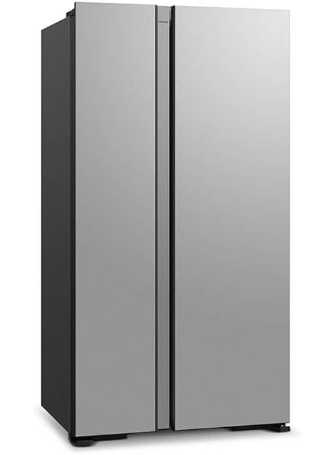 HITACHI 700L Gross Side by Side 2 Door Refrigerator, 10 Year Warranty on Inverter Compressor, No Frost Fridge, Dual Fan Cooling-Quick Freezing-LED Panel-Easy Twist Ice Maker 700 L RS700PUK04GS Glass Silver - Image 3