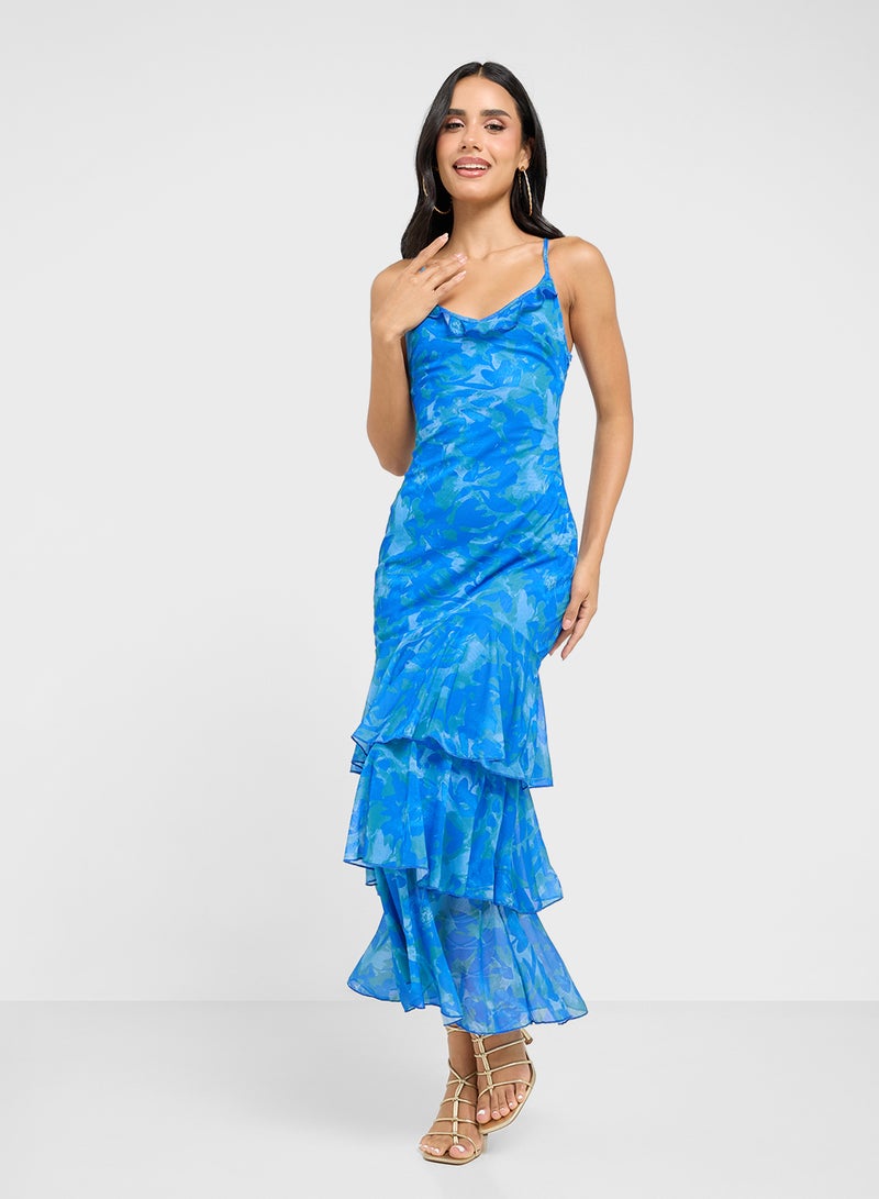 Ginger Tiered Chiffon Dress  - Image 4