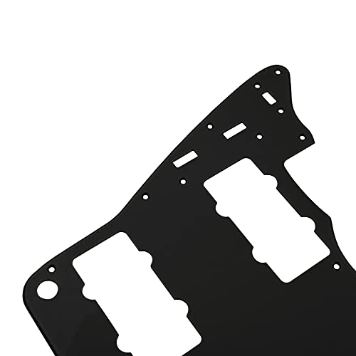 Yootones 1Pcs Yootones 65 60s Vintage Pickguard Guitar Scratch Plate w/Screws Compatible with American/Mexican Made Vintage Style Jazzmaster Pickguard Replacement (3Ply Black) - Image 3