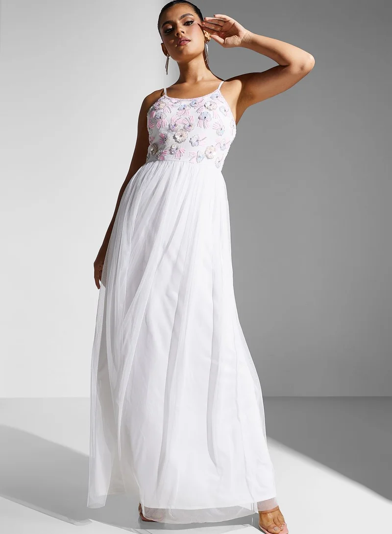 Namshi x Embellished Bodice Dress