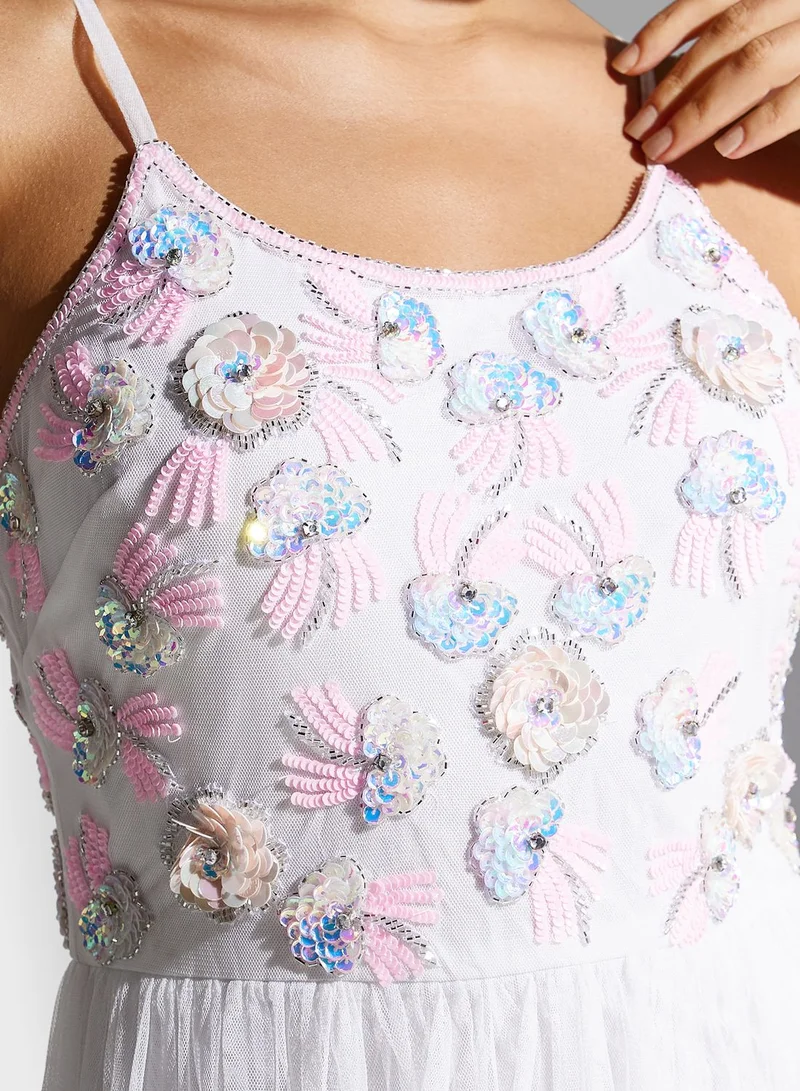 Namshi x Embellished Bodice Dress
