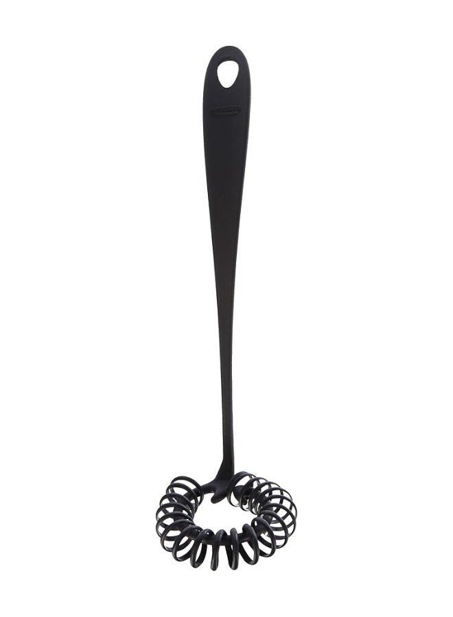 Heat-Resistant 27cm Spiral Whisk – Gray Kitchen Hand Mixer, Durable Egg Beater for Mixing, Beating, and Whipping – Non-Stick, Easy to Clean, Ideal for Baking and Cooking - Image 5