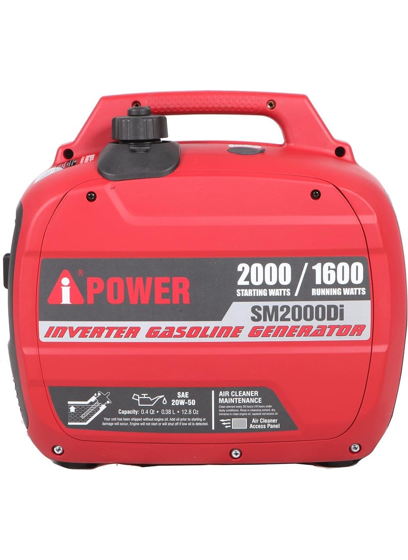 أس بي مولد كهرباء iPower A يعمل بالبنزين مع عاكس صامت، 50/60 هرتز، 2000 واط  - Image 3