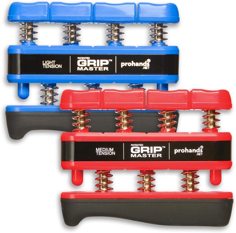 Prohands Gripmaster Hand Exerciser, Finger Exerciser (Hand Grip Strengthener), Spring-Loaded, Finger-Piston System, Isolate & Exercise Each Finger - Image 1
