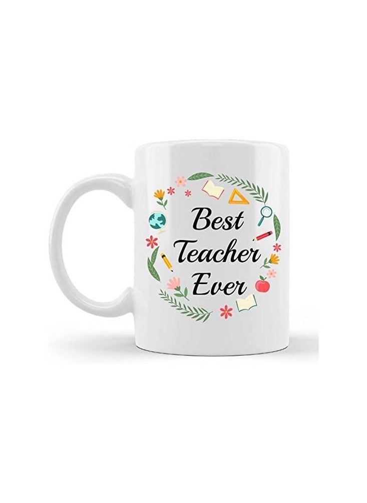 PRINTSHOP4ME - Teachers Appreciation Ceramic Coffee Mug Gifts for Teachers Day World Teachers Day Teachers Day Gifts Design 8 - Image 1