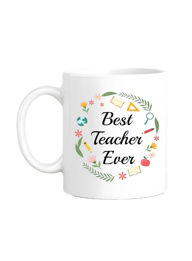 PRINTSHOP4ME Teachers Appreciation Ceramic Coffee Mug Gifts for Teachers Day World Teachers Day Teachers Day Gifts Design 8 - Image 1