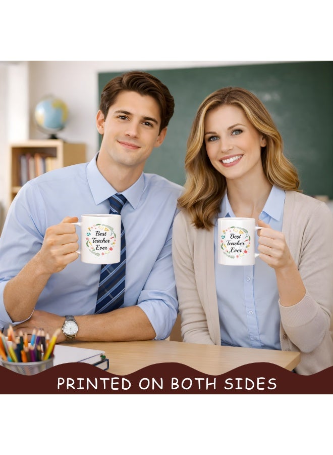 PRINTSHOP4ME Teachers Appreciation Ceramic Coffee Mug Gifts for Teachers Day World Teachers Day Teachers Day Gifts Design 8 - Image 3