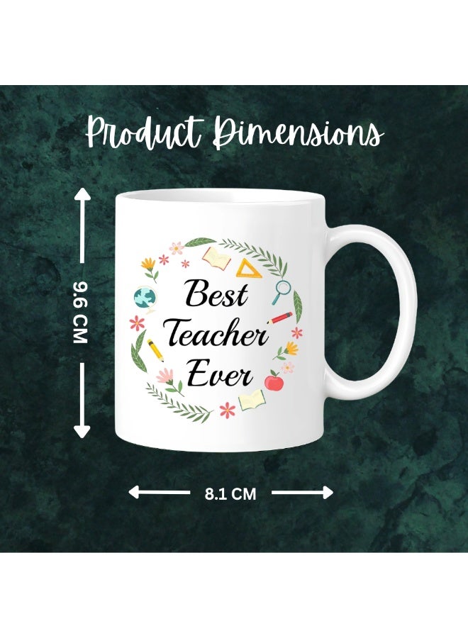 PRINTSHOP4ME Teachers Appreciation Ceramic Coffee Mug Gifts for Teachers Day World Teachers Day Teachers Day Gifts Design 8 - Image 4
