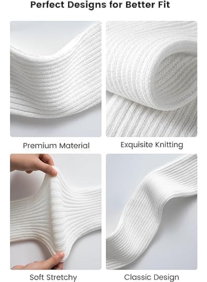 ساق دافئة أنيقة محبوكة من النيون سهلة الارتداء والخلع تضيف مظهرًا متعدد الطبقات للنساء في الثمانينيات، إكسسوارات حفلات اليوجا للحفلات الرياضية والرقص والعروض المسرحية، مقاس واحد - Image 4