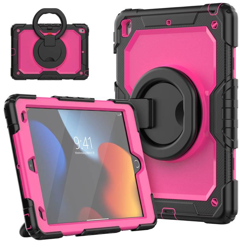 DGG Red Shockproof iPad Case Compatible with iPad 10.2 - Image 1