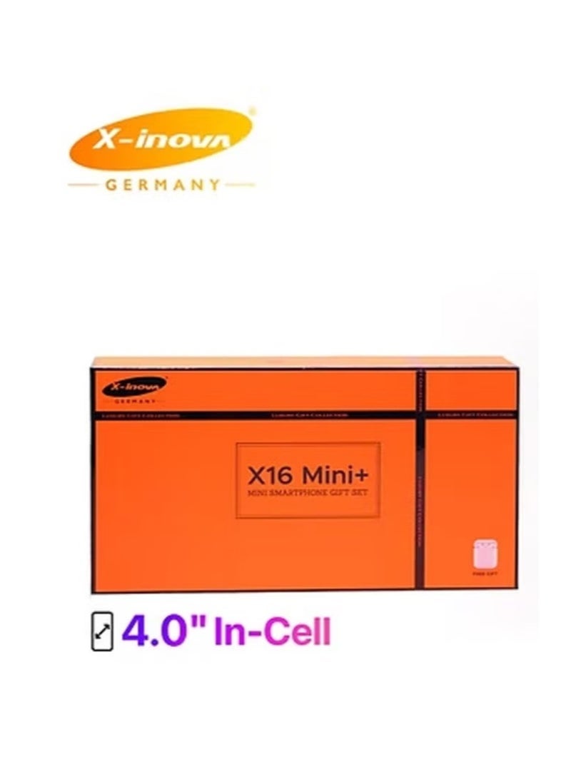 X-Inova X16 Mini+ 4-Inch Compact Android Smart Phone | 4GB RAM 64GB Storage | 13MP Ultra Clear Rear Camera | Dual SIM 4G LTE | Face Unlock | Lightweight Pocket Mobile Phone – Black  - Image 3