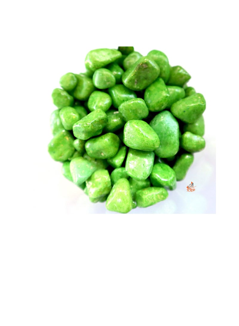 KNP Green Decorative Painted Pebbles Aquarium 10-15mm 20kg - Image 3