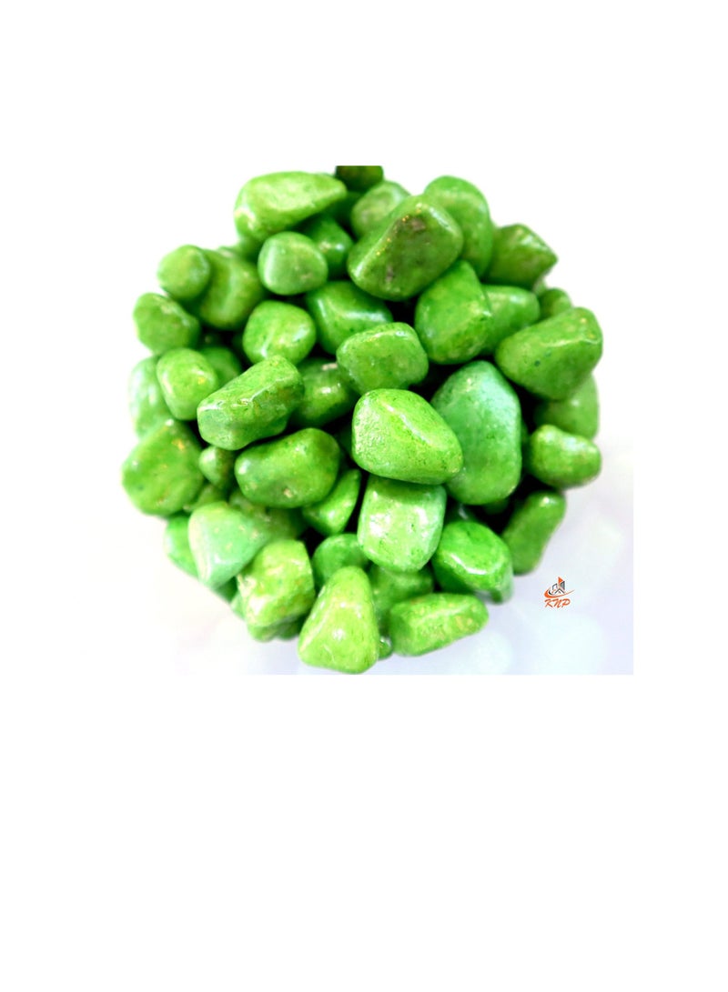 KNP Green Decorative Painted Pebbles Aquarium 10-15mm 20kg - Image 2