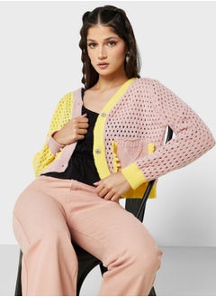 Ginger Colorblock Cardigan  - Image 1