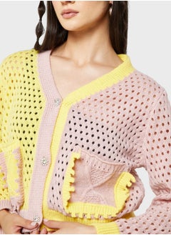 Ginger Colorblock Cardigan  - Image 3