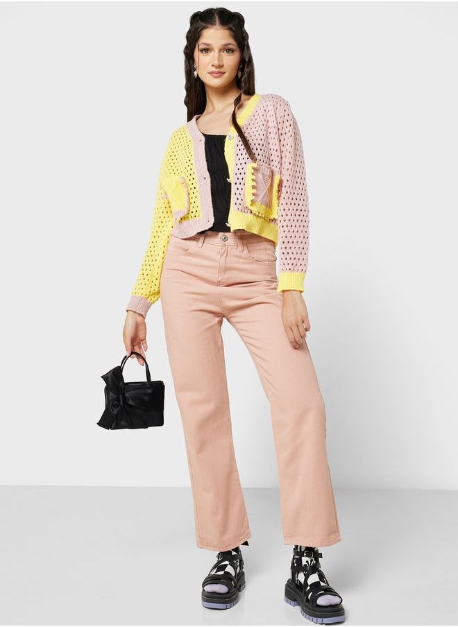 Ginger - Colorblock Cardigan - Image 1