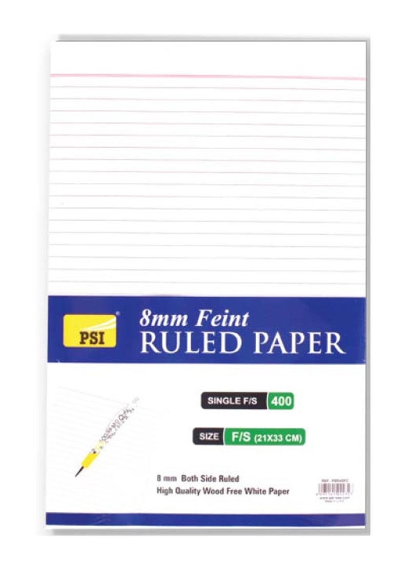 Psi 400-Piece Double Sided Ruled Paper 