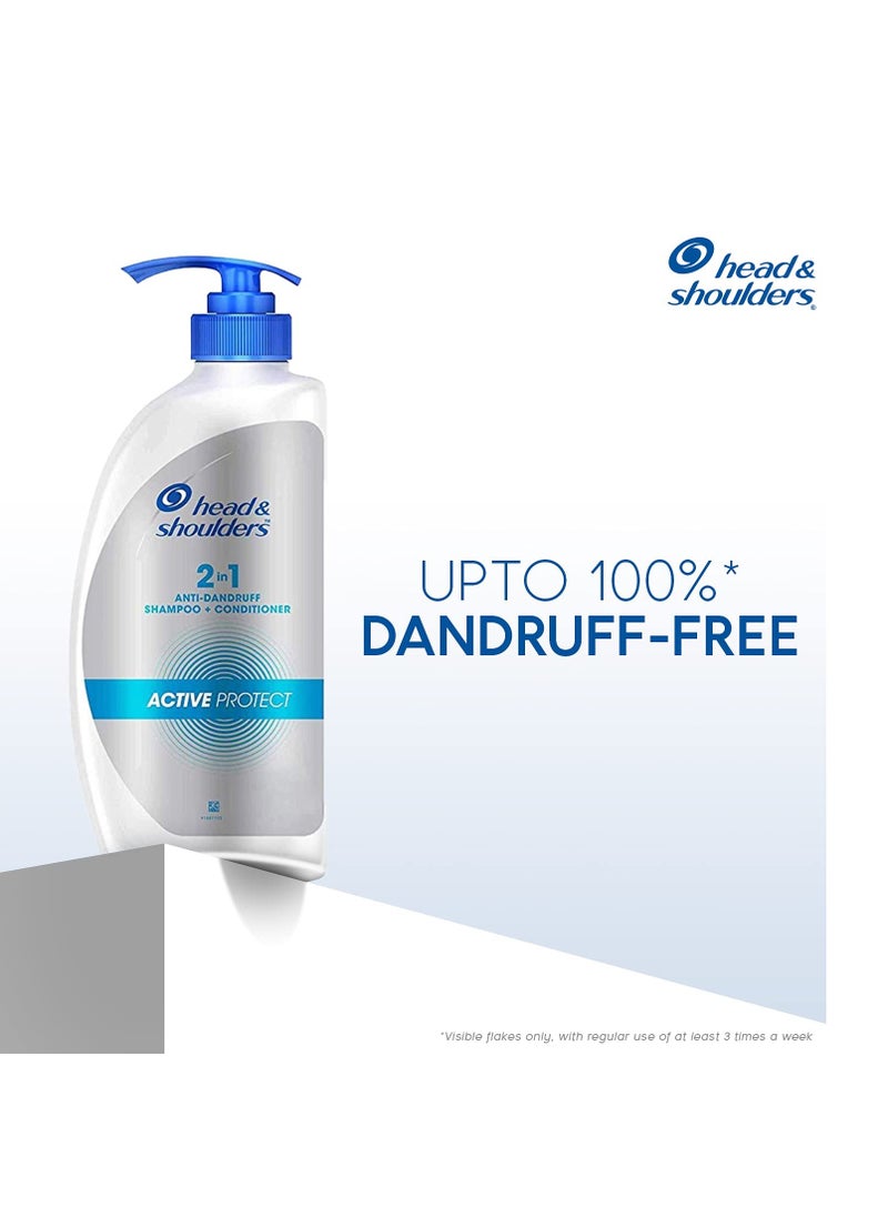 Head & Shoulders Head & Shoulders 2-in-1 Active Protect Anti Dandruff Shampoo + Conditioner, 650ml  - Image 2