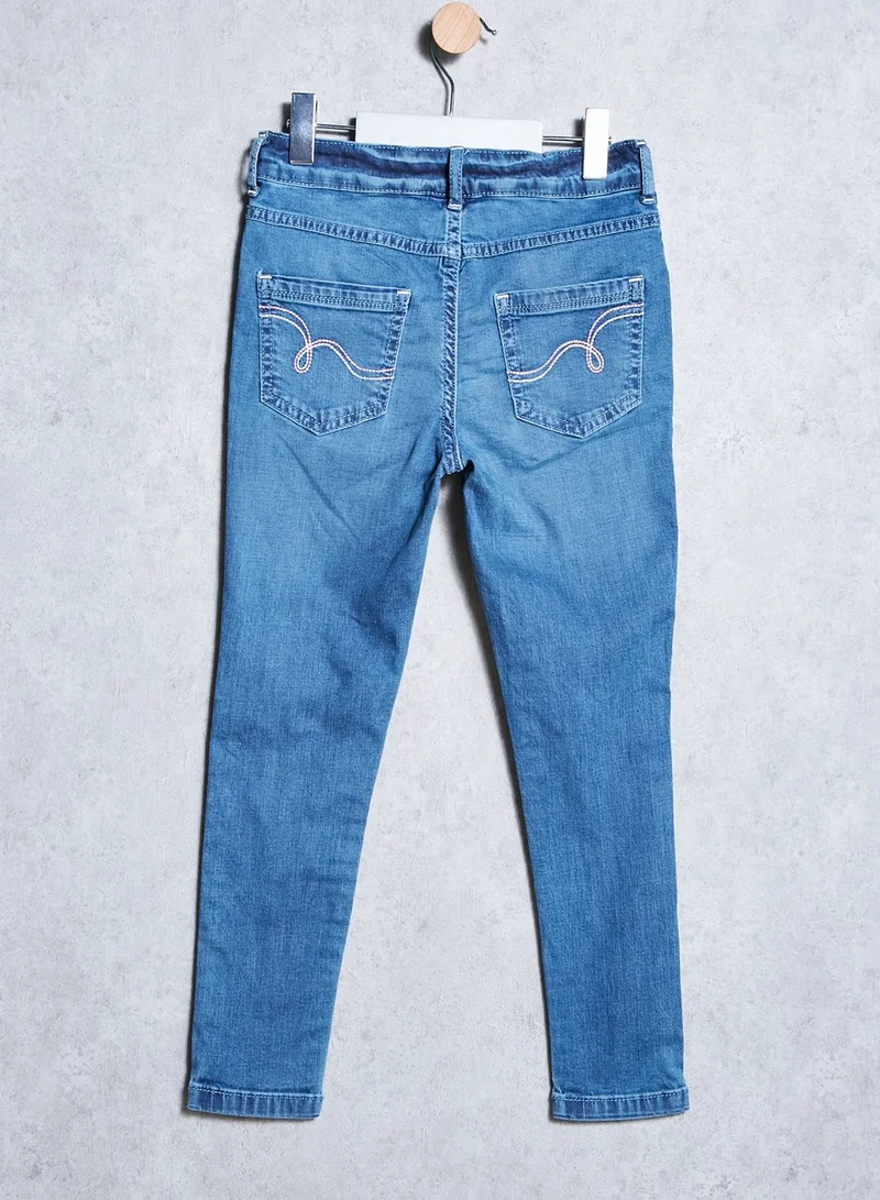 F&F Kids Embroidery Jeans