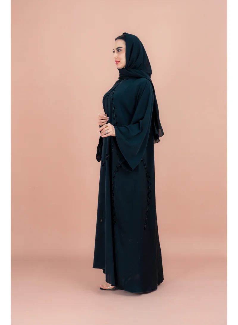 اكسا عباية شغل يدوي اماراتية انيقة AIK135 اسود