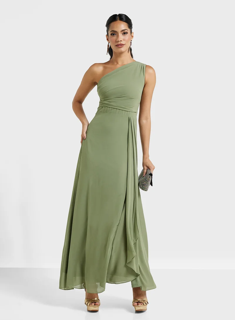 TFNC One-Shoulder Maxi Dress