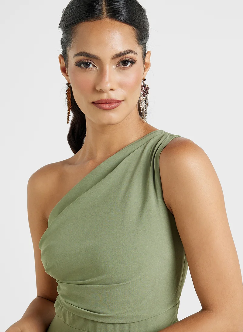 TFNC One-Shoulder Maxi Dress