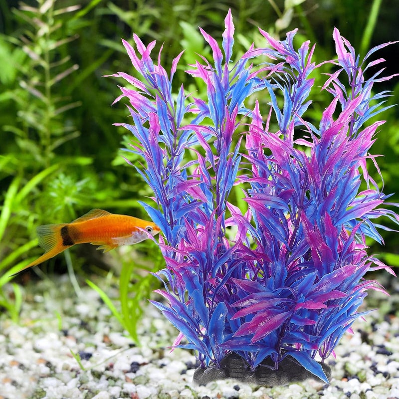 Abaodam Fake Fish Tank Grass Aquarium Plants Artificial Plastic Fish Tank Decor for Small Aquariums Landscaping Ornament - Image 4