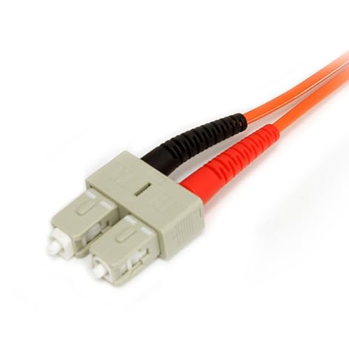 StarTech.com 1m Fiber Optic Cable - Multimode Duplex 62.5/125 LSZH Fiber Jumper Cord - LC/SC - Image 3