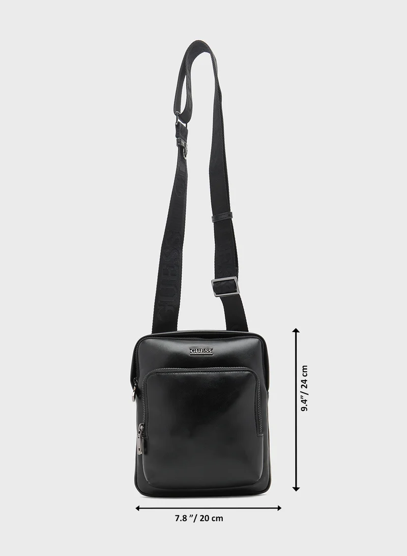 جس Casual Saffiano Crossbody Bag