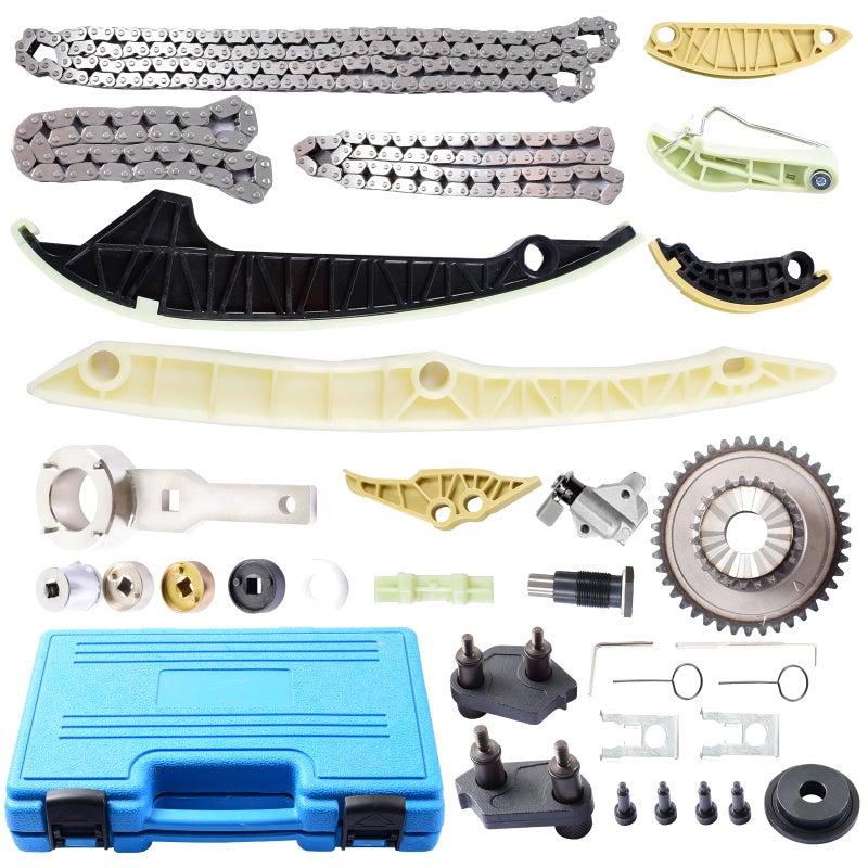 DOFOCH Engine Timing Chain Tool Kit for Audi 20082015 20L A3 A4 A5 A6 Q3 Q5 S3 TT Quattro for 20082014 20L Volkswagen Beetle CC EOS Golf GTI Jetta Tiguan Passat 6H109467N 06H109467R 06H109158N