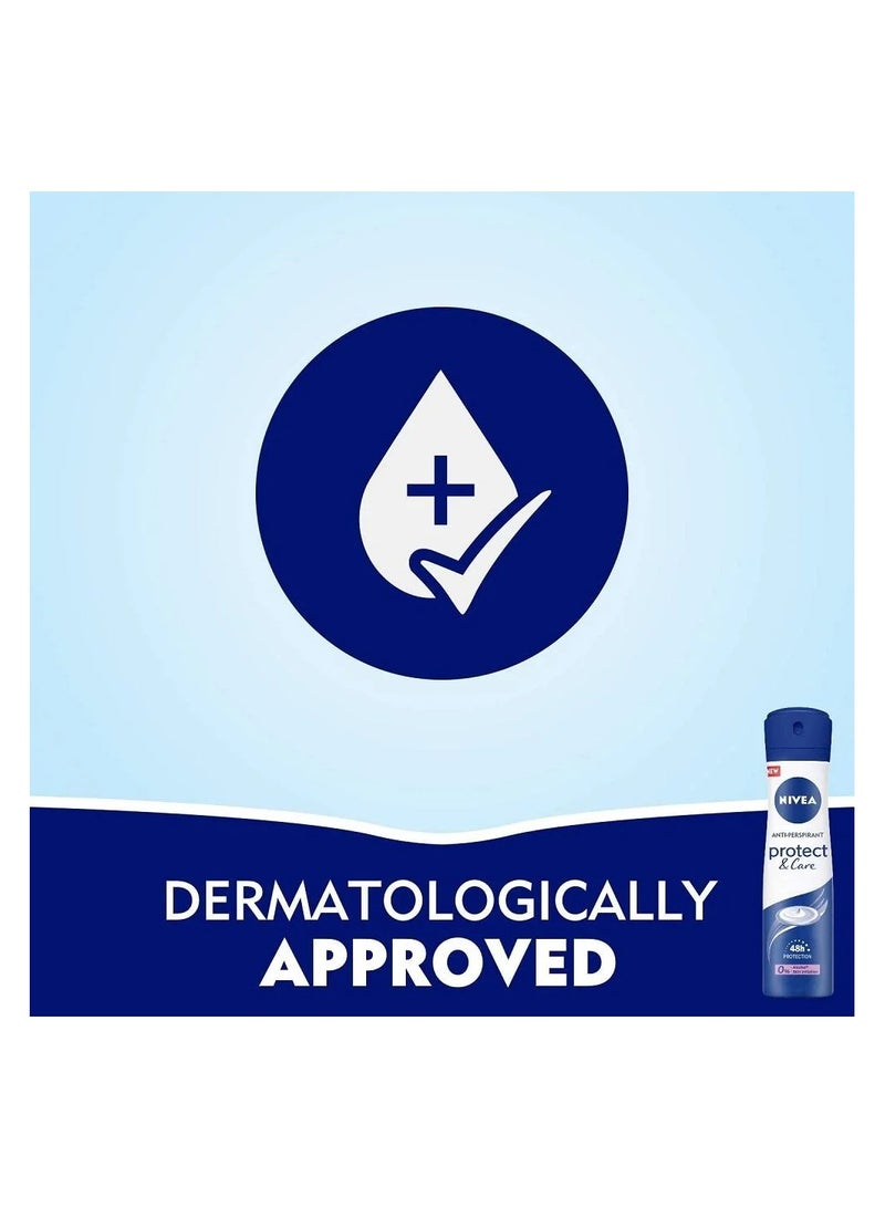 Nivea Protect & Care Deodorant 48h Protection - 150ml - Image 4