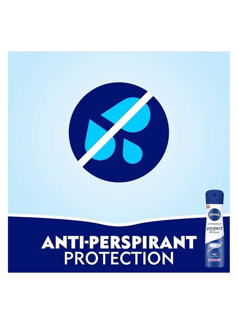 Nivea Protect & Care Deodorant 48h Protection - 150ml - Image 2