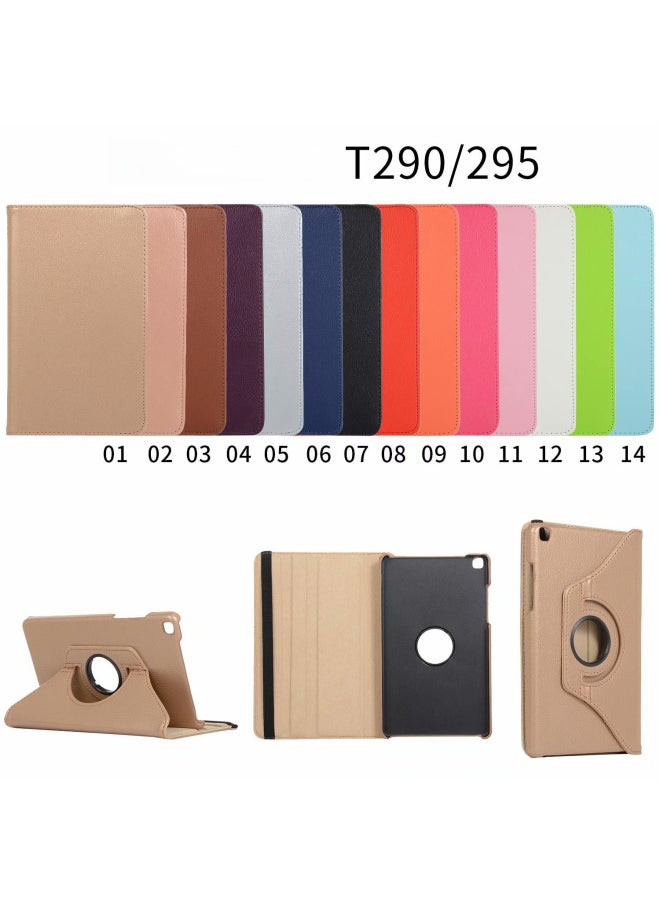 Generic - Litchi Pattern Rotating Protective Case For Tab S7 T870 T500 P610 Tablet Pc T220 Leather Cover-Color:Dark Blue-Applicable Model:Samsung TabS3 9.7 T820/T825/T827 - Image 1