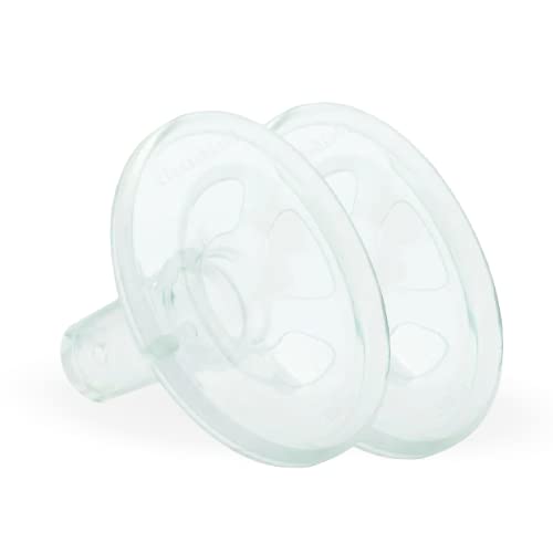 Ameda CustomFit Breast Pump Flange Insert | 21mm Flexishield Areola Stimulator Flange Inserts | Silicone | 2 Count | Works with HygieniKit, MYA Joy, MYA Joy Plus & Pearl Breast Pumps | BPA & DEHP Free - Image 1
