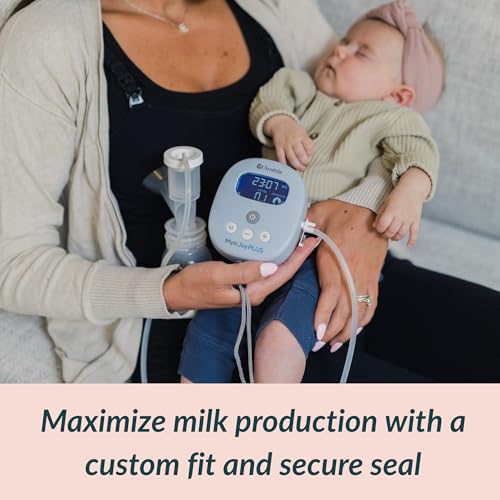 Ameda CustomFit Breast Pump Flange Insert | 21mm Flexishield Areola Stimulator Flange Inserts | Silicone | 2 Count | Works with HygieniKit, MYA Joy, MYA Joy Plus & Pearl Breast Pumps | BPA & DEHP Free - Image 2