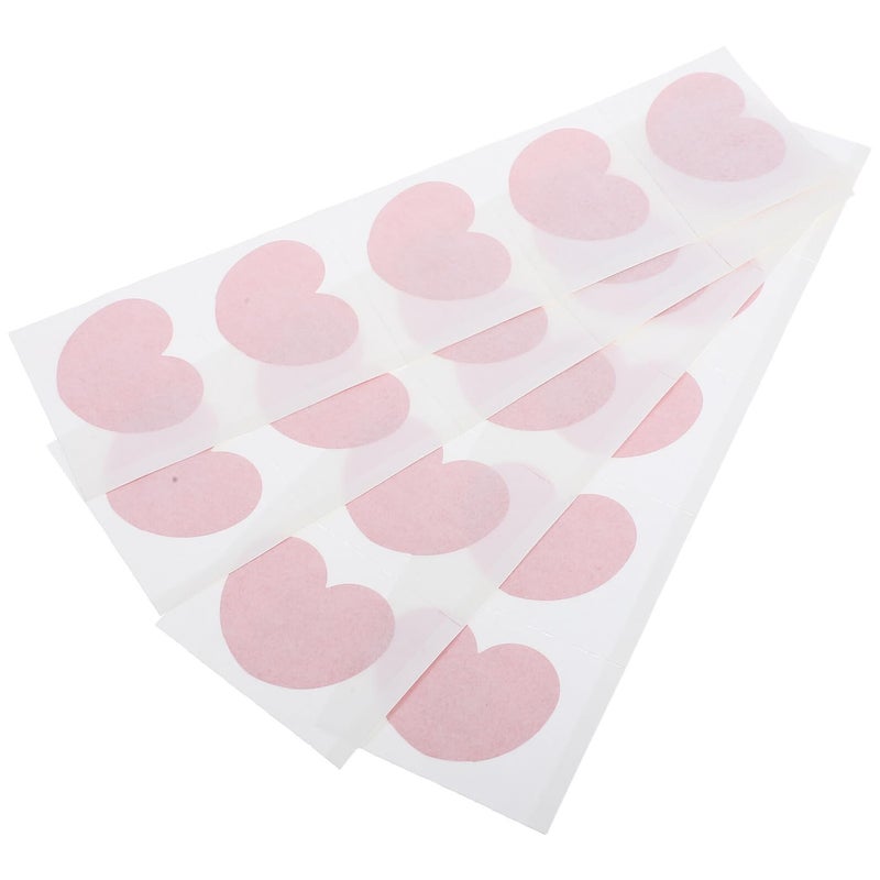 Heart Shaped Adhesive Bandages 20 Pcs Red Cartoon Flexible Breathable for Small Wounds First Aid - Image 2